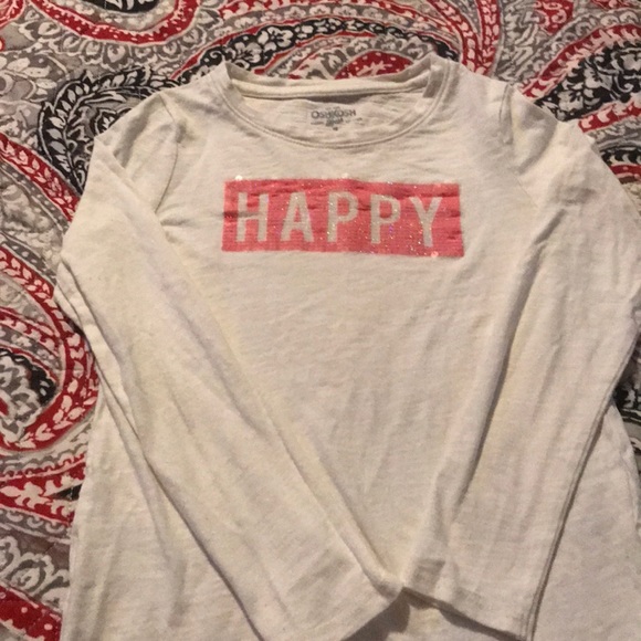 Oshkosh Happy long sleeved shirt and pants set Sz7 - Picture 3 of 6